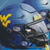 Wvu Football Blue Helmet Diamond Painting