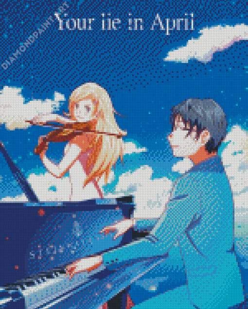 Your Lie In April Poster Diamond Painting