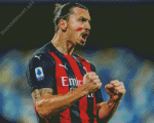 Zlatan Ibrahimovic Diamond Painting