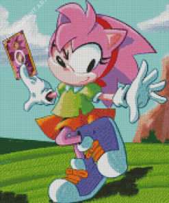 Aesthetic Amy Rose Diamond Painting