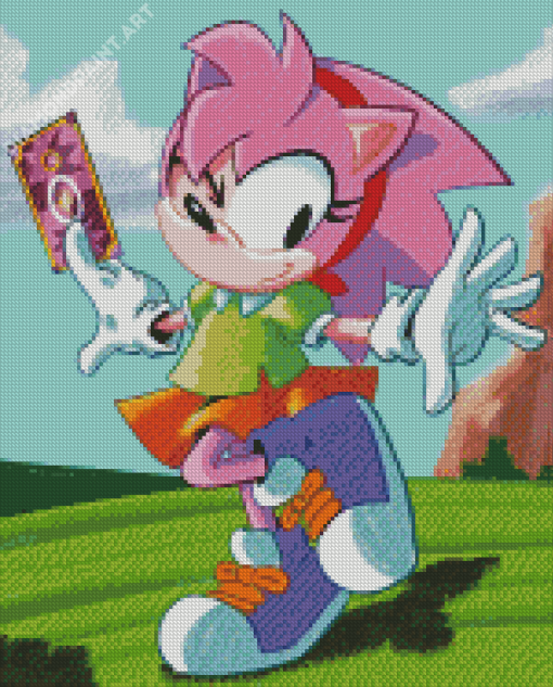 Aesthetic Amy Rose Diamond Painting