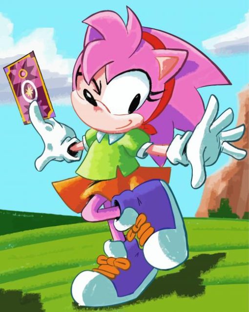 Aesthetic Amy Rose Diamond Painting