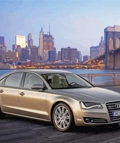 Aesthetic Audi A8 Car Diamond Paintings