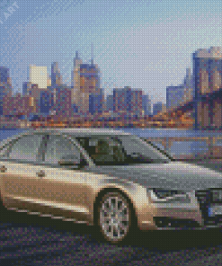 Aesthetic Audi A8 Car Diamond Paintings