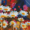 Aesthetic Field Of Daisies Diamond Paintings