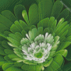 Aesthetic Green Flower Diamond Paintings