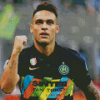 Aesthetic Lautaro Martínez Footballer Diamond Paintings