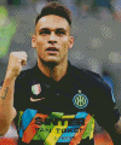 Aesthetic Lautaro Martínez Footballer Diamond Paintings