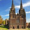 Aesthetic Lichfield Cathedral Building Diamond Painting