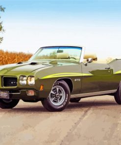 Aesthetic Pontiac 1970 Gto Car Diamond Painting