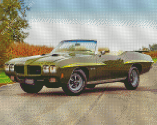 Aesthetic Pontiac 1970 Gto Car Diamond Painting