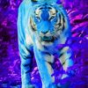 Aesthetic Blue Tiger Diamond Paintings