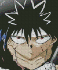 Aesthetic Hiei Anime Diamond Painting