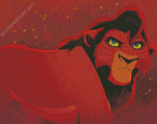 Aesthetic Kovu Anime Diamond Painting