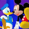 Aesthetic Mickey Mouse And Donald Duck Diamond Painting