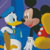 Aesthetic Mickey Mouse And Donald Duck Diamond Painting