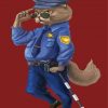 Aesthetic Policeman Cat Diamond Painting