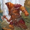 Angry Bear Warrior Art Diamond Painting