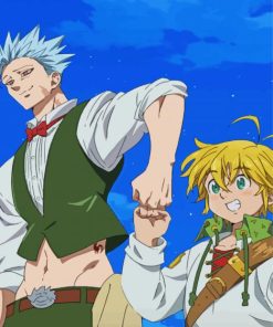 Ban And Meliodas Characters Diamond Painting