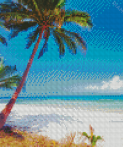 Beach Tropical Palm Diamond Painting