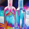 Beautiful Abstract Bottles Diamond Painting