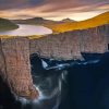 Beautiful Faroes Island Landscape Diamond Painting