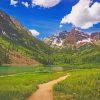 Beautiful Landscape Mountain Trail Diamond Paintings