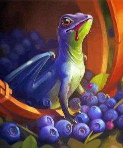 Bilberry Dragon Diamond Painting