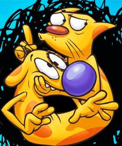 Catdog Cartoon Diamond Painting