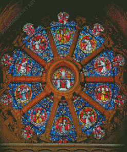 Christ Church Cathedral Rose Window Diamond Painting