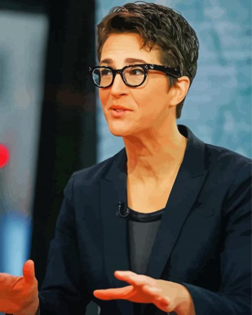 Classy Rachel Maddow Diamond Painting