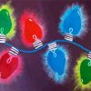 Colorful Christmas Lights Diamond Painting