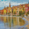 Colorful Buildings Cote D Azur Diamond Painting