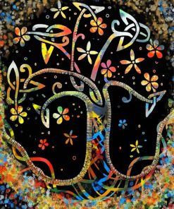 Colorful Celtic Tree Diamond Painting