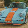 Cool Gulf Porsche Diamond Painting