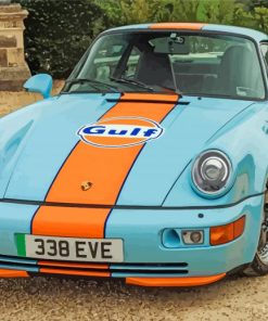 Cool Gulf Porsche Diamond Painting