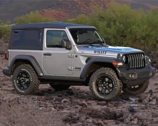 Cool Jeep Wrangler Diamond Painting