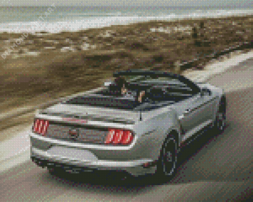 Cool Mustang Convertible Diamond Painting