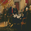 Declaration Of Independence Diamond Painting