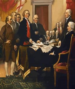 Declaration Of Independence Diamond Painting