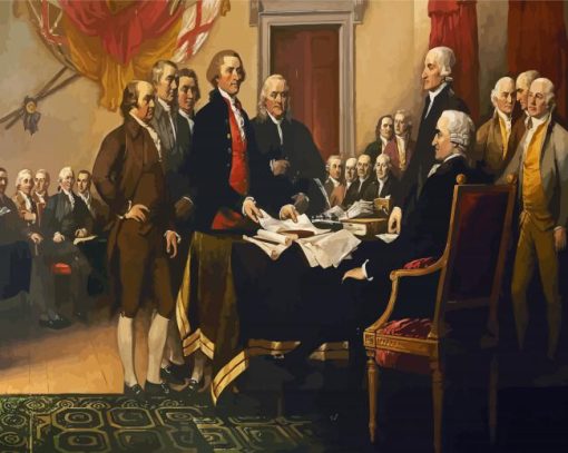 Declaration Of Independence Diamond Painting