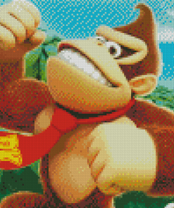 Donkey Kong Ape Diamond Painting