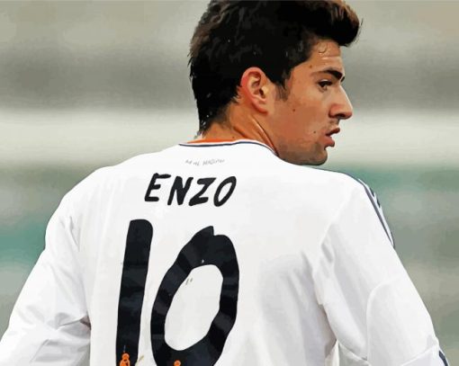 Enzo Zidane Back Diamond Painting