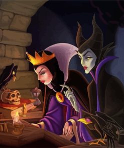 Evil Queen And Maleficent Diamond Painting