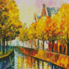 Fall Amsterdam Autumn Diamond Paintings