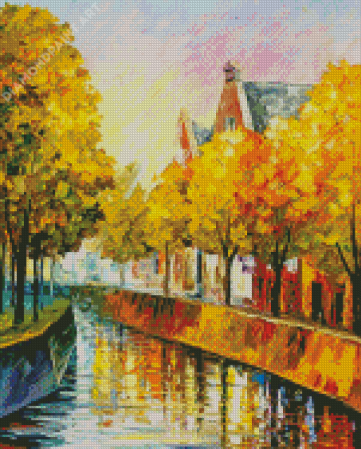 Fall Amsterdam Autumn Diamond Paintings