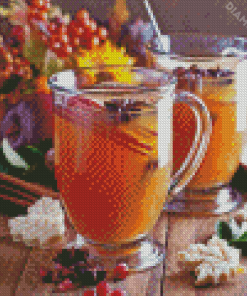 Fall Apple Drink Diamond Painting