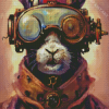 Fantasy Steampunk Rabbit Diamond Paintings