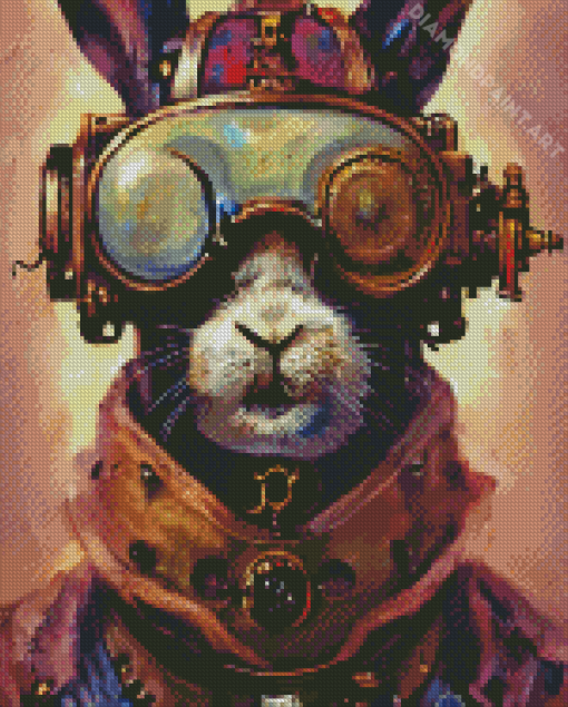 Fantasy Steampunk Rabbit Diamond Paintings