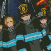 Fire Force Diamond Painting